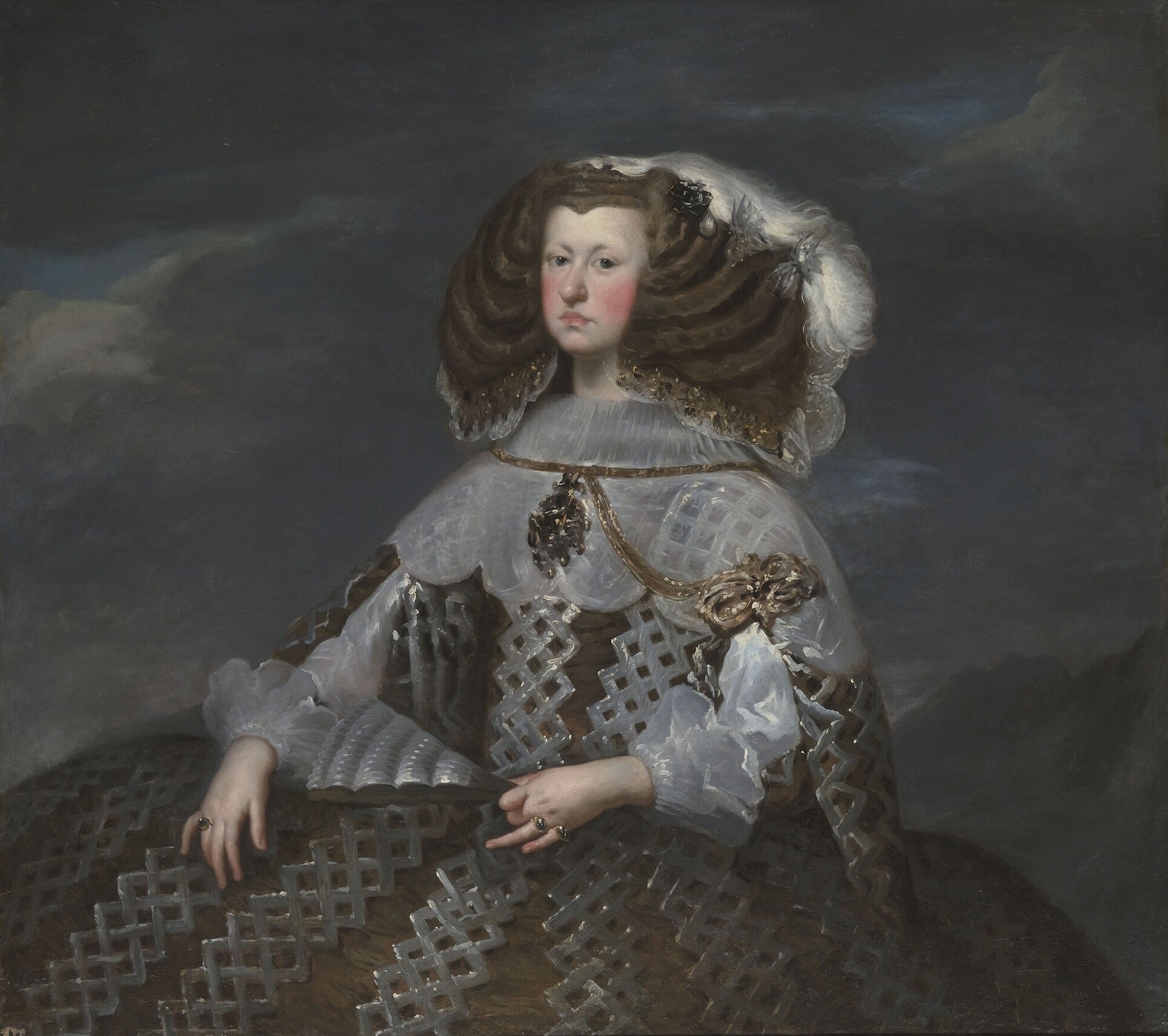 Marie-Anne d'Autriche, reine d'Espagne (1635-1696), régente - Diego Velázquez