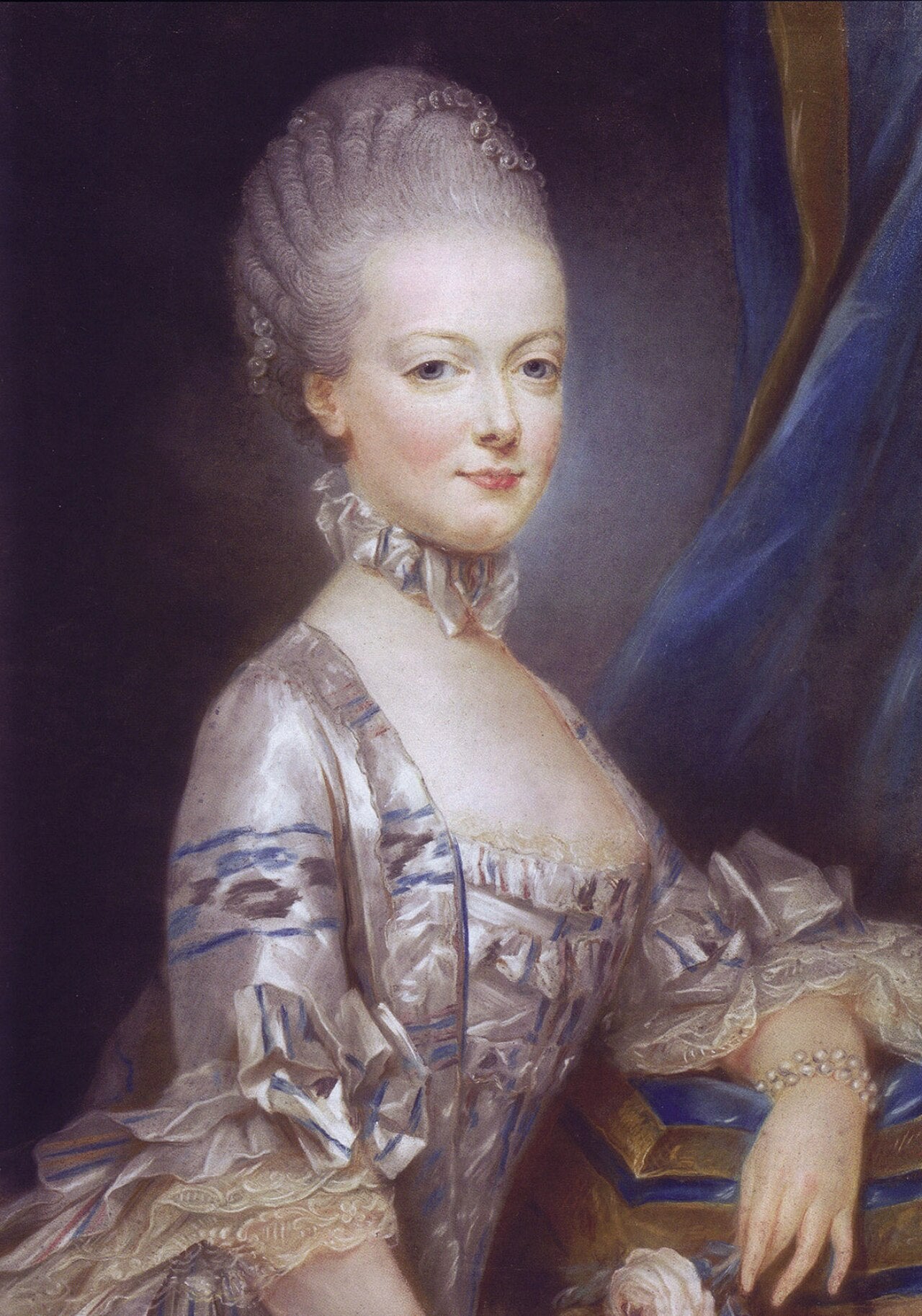 Marie-Antoinette i en alder av 13 år – Joseph Ducreux (1769)