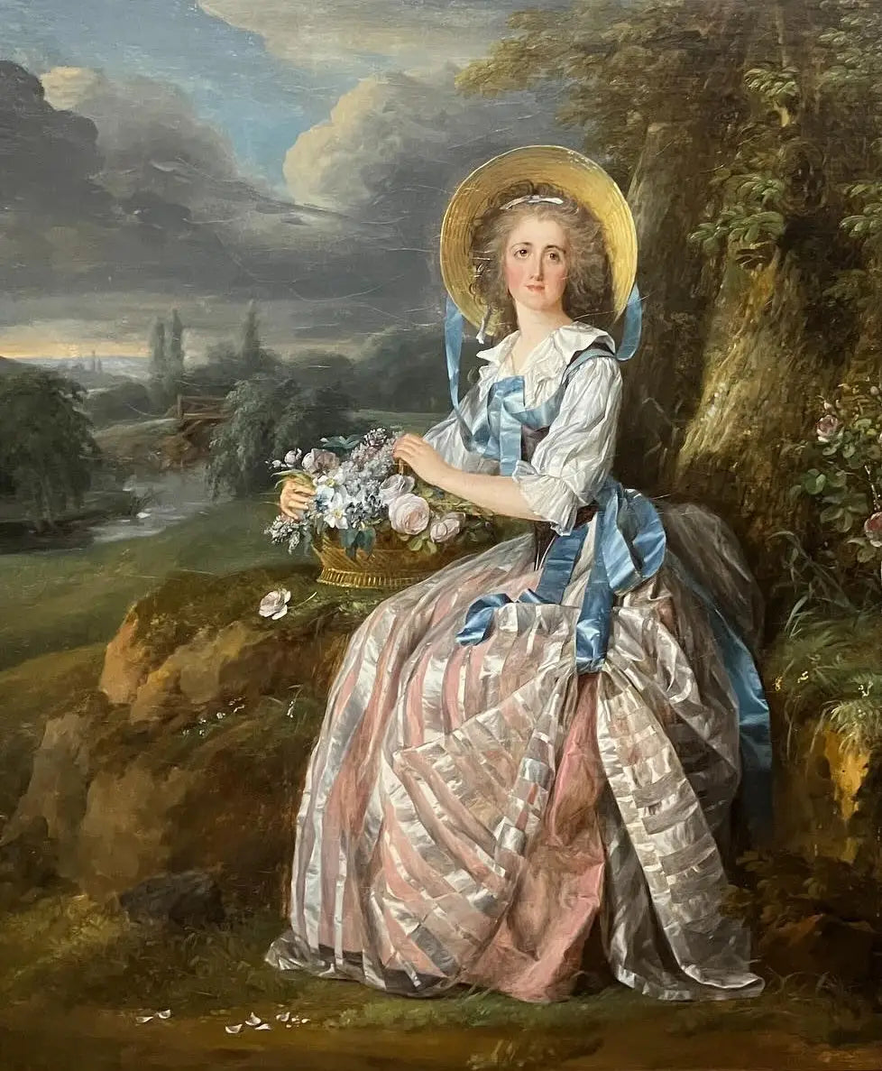 Jeune femme dans un paysage - Marie-Guillemine Benoist - Alpha Reproduction