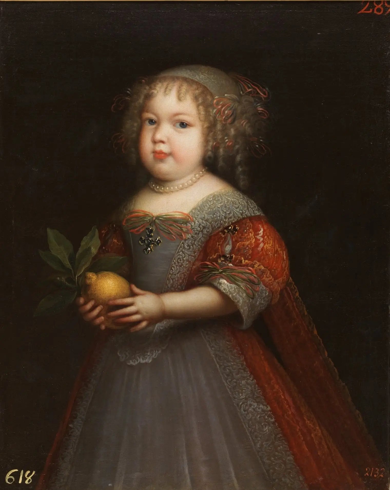 Portrait de la princesse Marie-Thérèse de France (1667-1672) - Jean Nocret - Alpha Reproduction