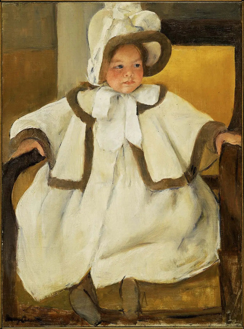 Ellen Mary i hvit bluse - Mary Cassatt