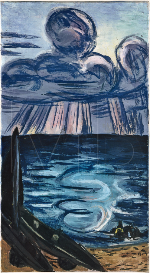 Meer mit großer Wolke - Max Beckmann