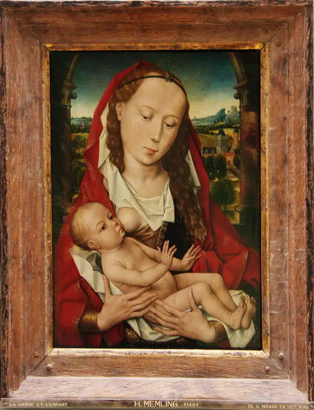 Jomfruen med barnet - Hans Memling