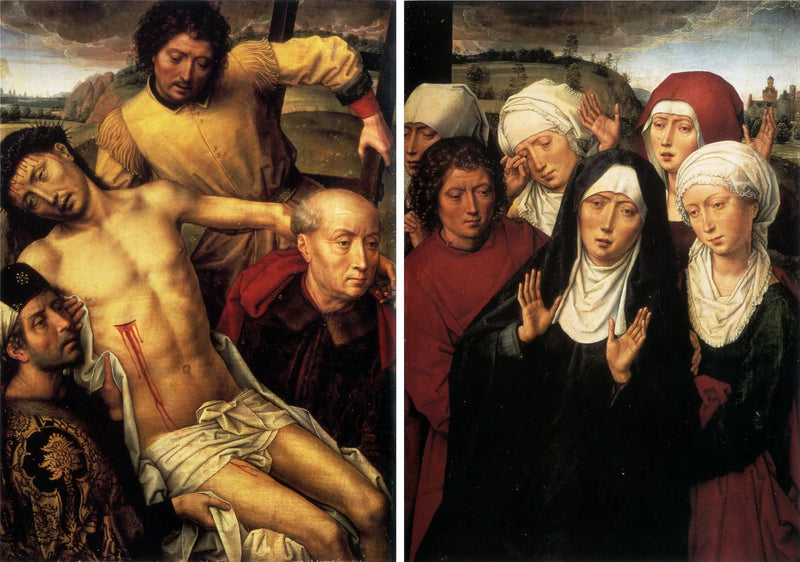 Diptykon med avsetting - Hans Memling