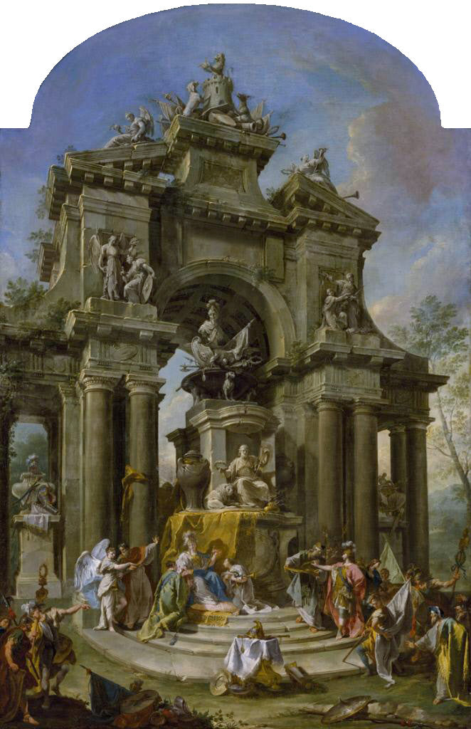 Mémorial à James, premier comte de Stanhope - Canaletto