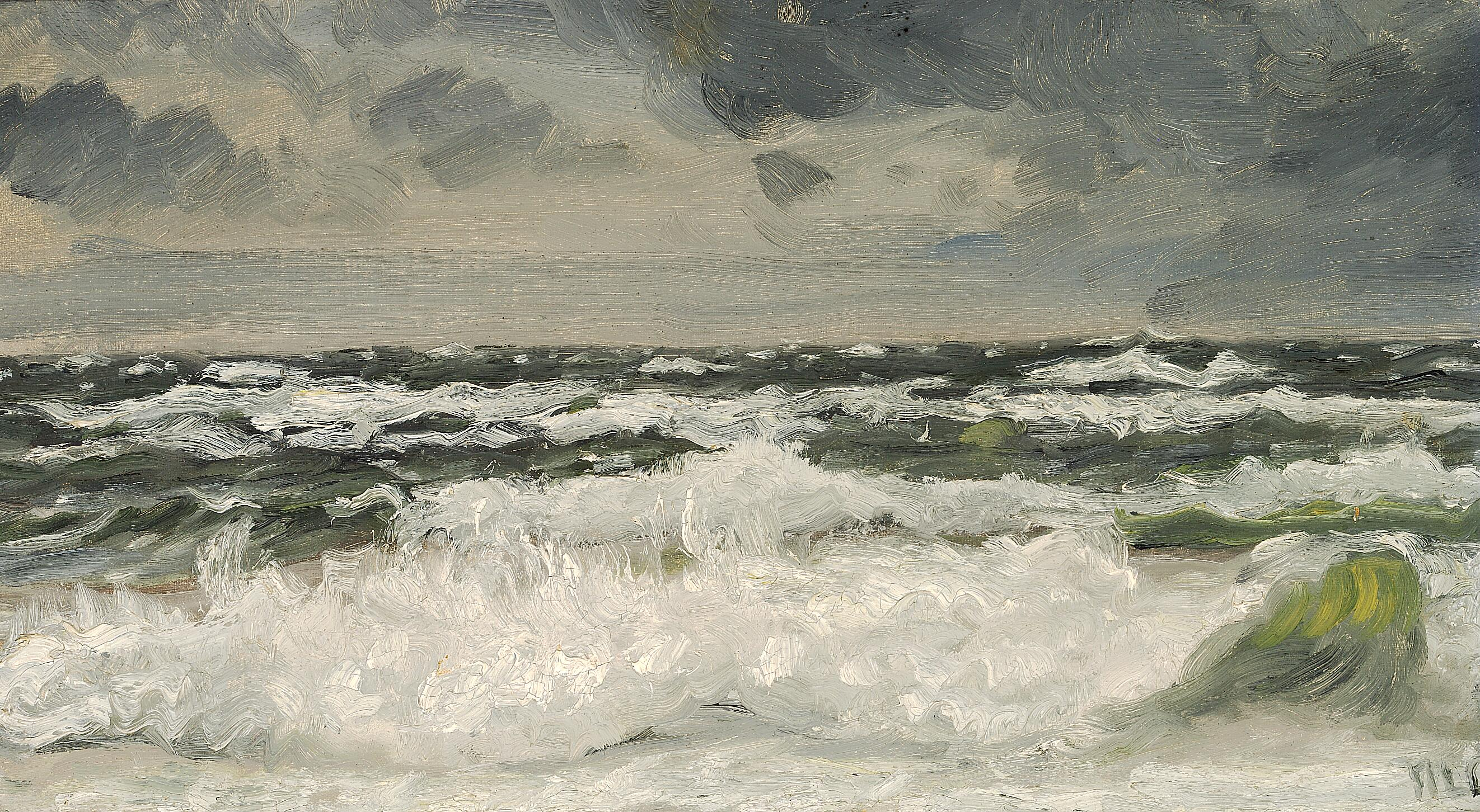 À la plage de Skagen. - Michael Peter Ancher - Alpha Reproduction