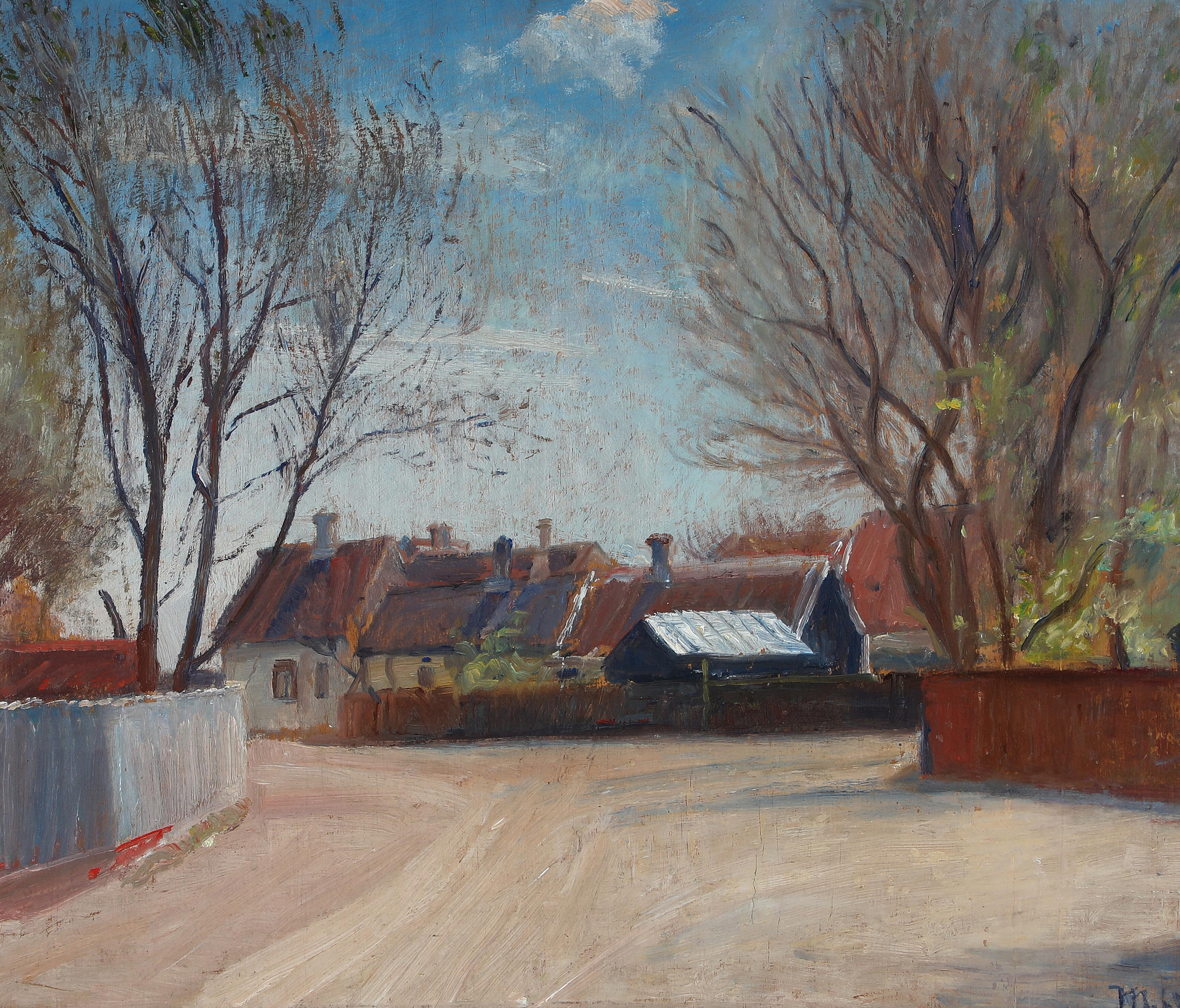 Une scène de Brøndumsvej à Skagen. - Michael Peter Ancher - Alpha Reproduction