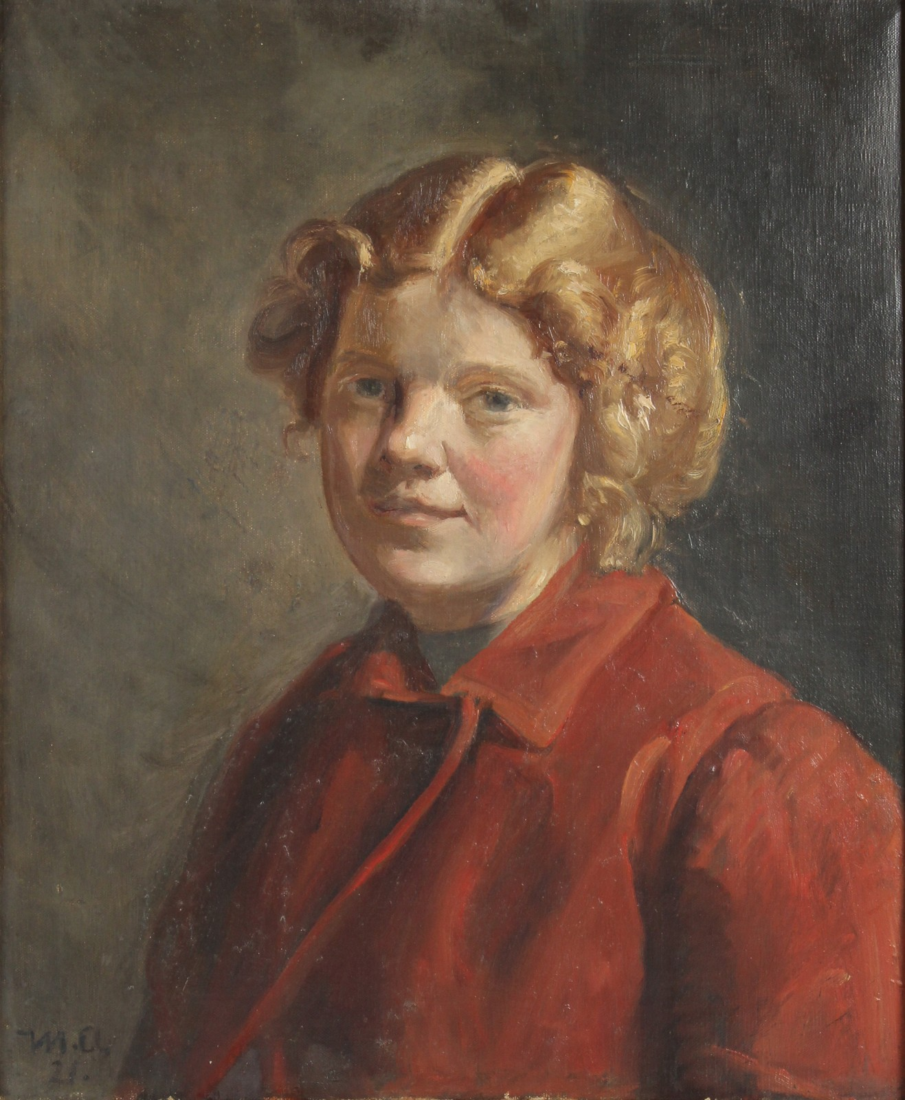 Une fille pêcheuse. - Michael Peter Ancher