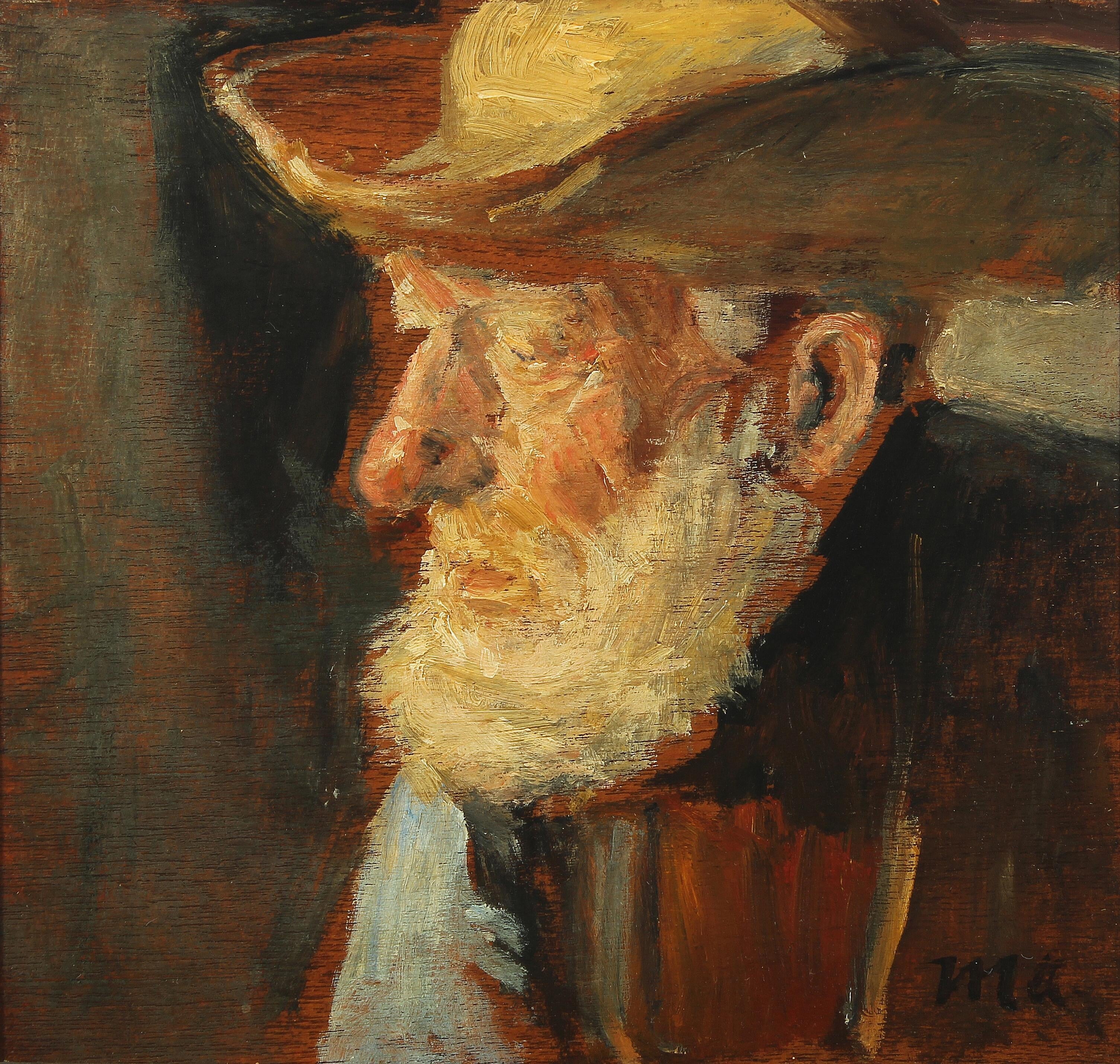 Un pêcheur pensif de Skagen. - Michael Peter Ancher - Alpha Reproduction