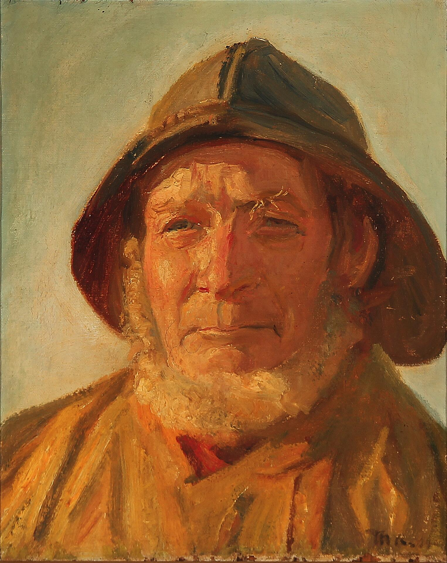 Pêcheur sous le soleil de l’après-midi. - Michael Peter Ancher - Alpha Reproduction
