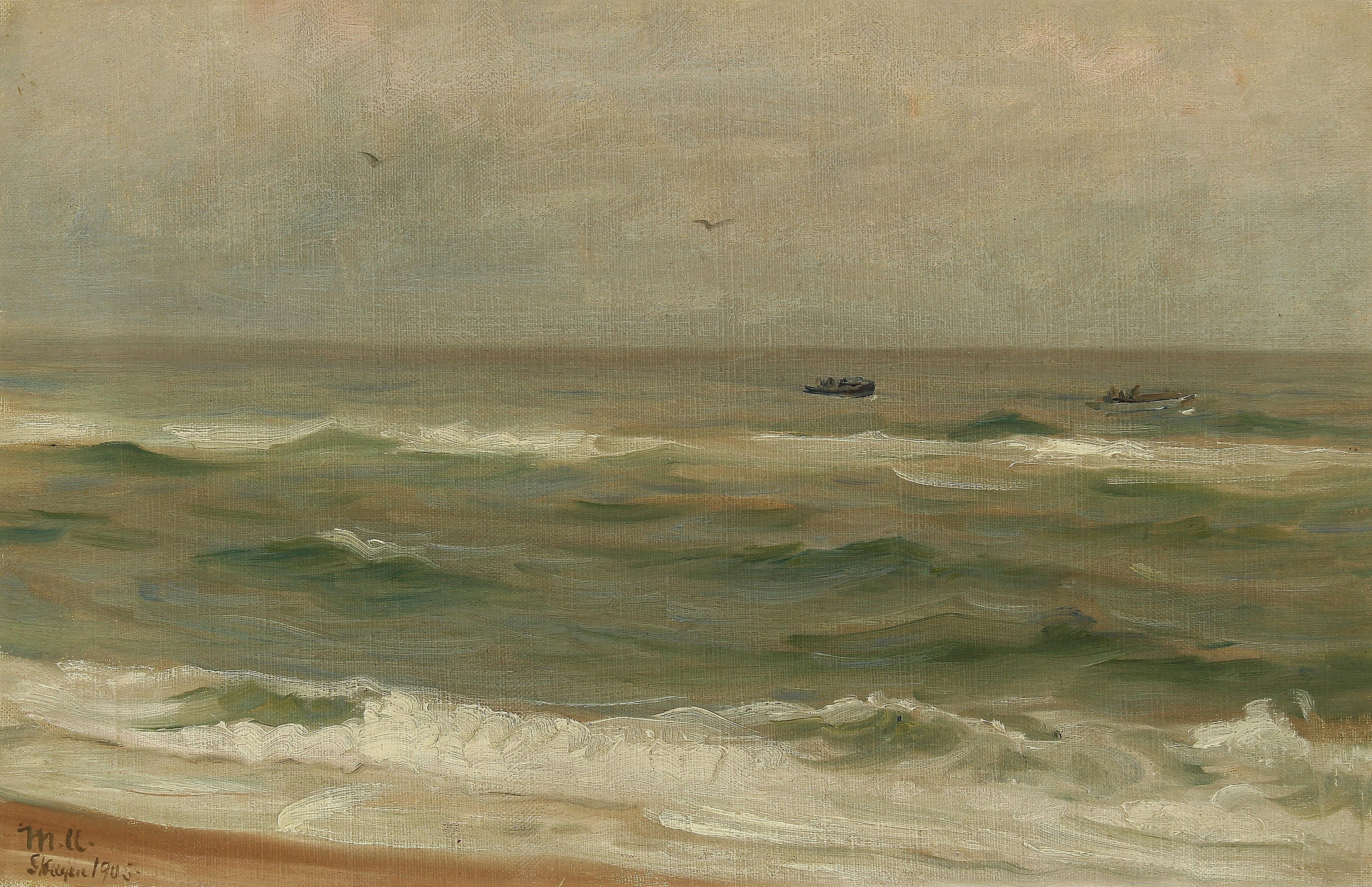 Paysage de Skagen. - Michael Peter Ancher - Alpha Reproduction