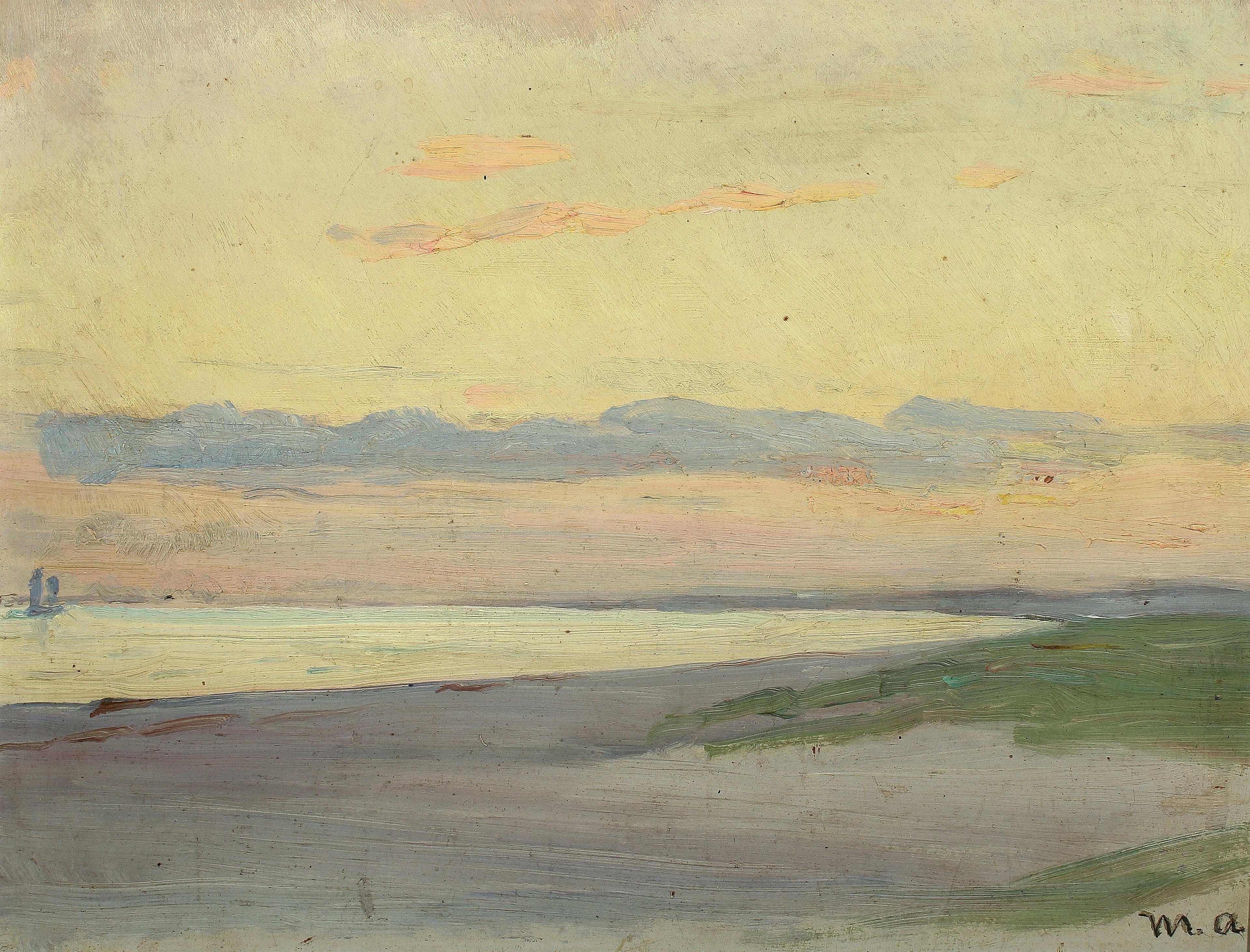Soirée à Skagen avec vue sur la mer. - Michael Peter Ancher - Alpha Reproduction