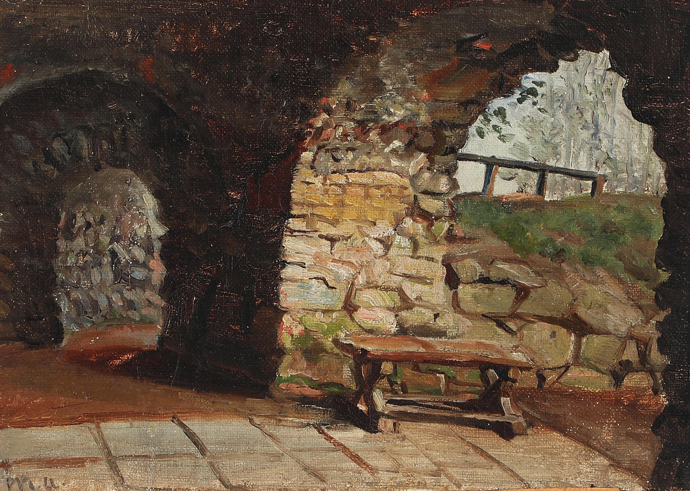 Arches. - Michael Peter Ancher - Alpha Reproduction