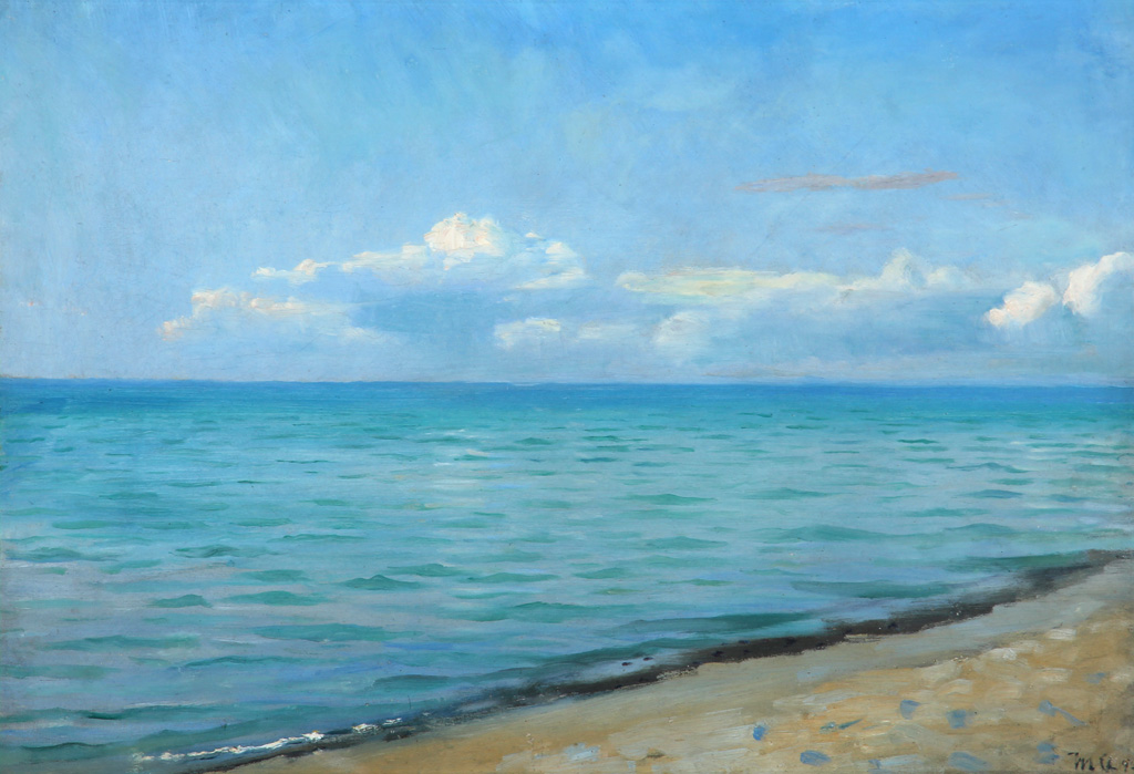 Vue sur la plage Skagen. - Michael Peter Ancher - Alpha Reproduction