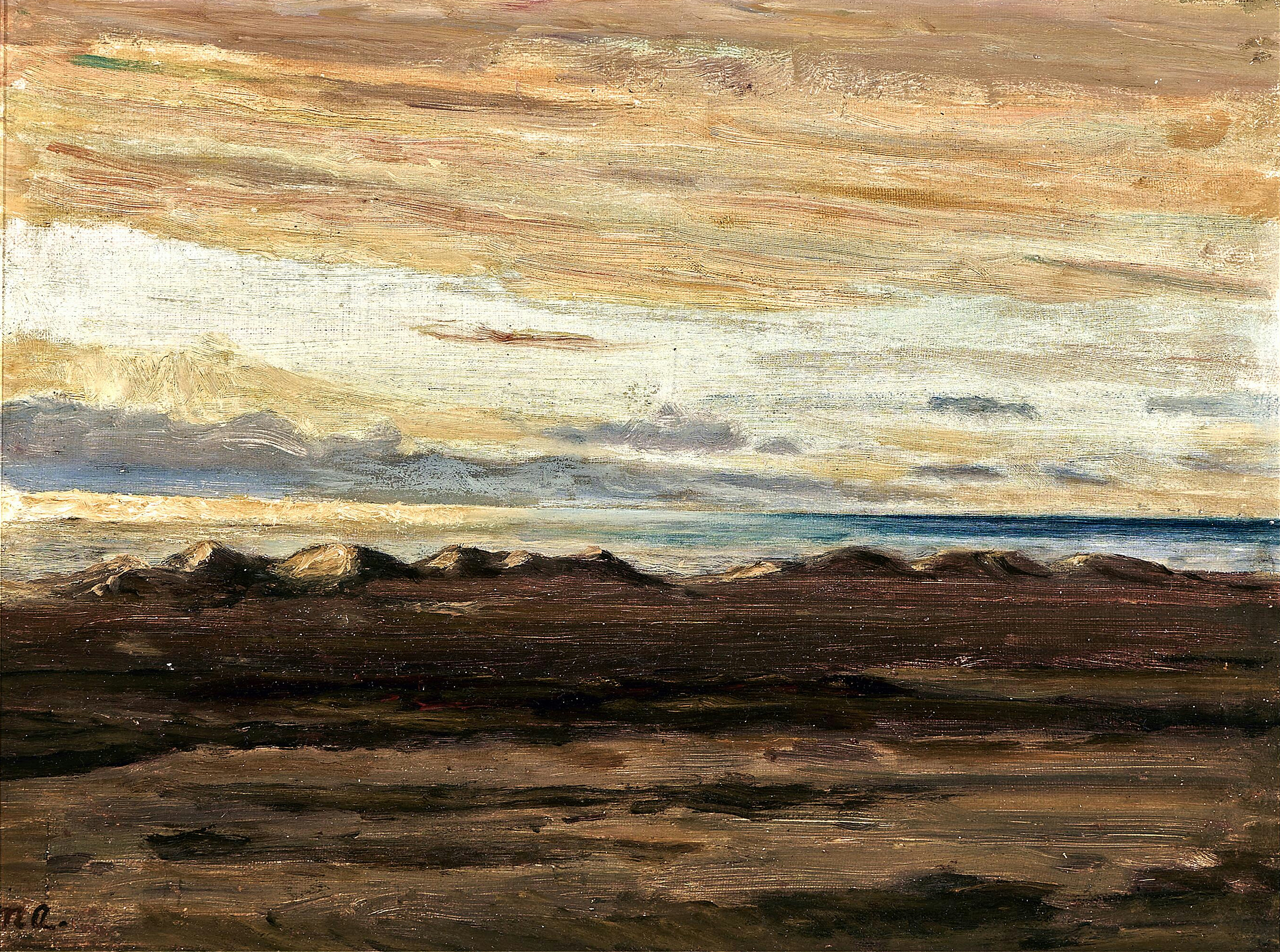 Vue de la mer au crépuscule. - Michael Peter Ancher - Alpha Reproduction