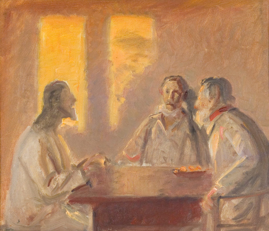 Le Christ à Emmaüs - Michael Peter Ancher - Alpha Reproduction