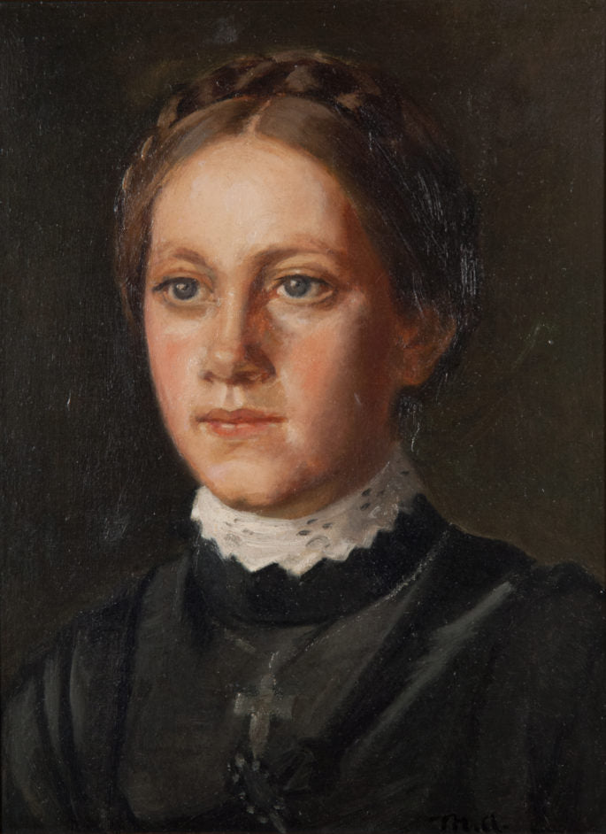 Portrait de Karoline Marie Larsen Løth - Michael Peter Ancher - Alpha Reproduction