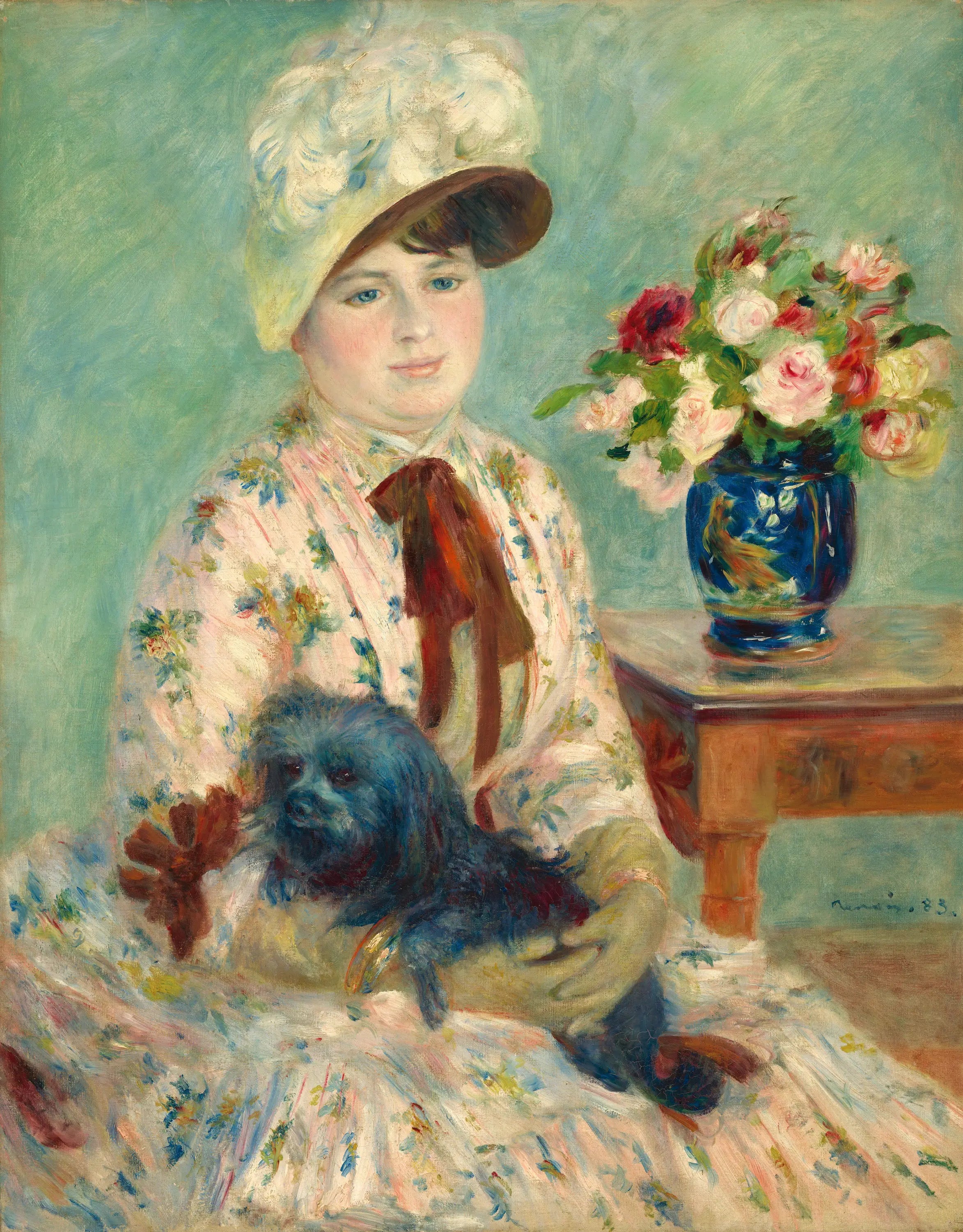 Reproduction du tableau « Mlle Charlotte Berthier - Pierre-Auguste Renoir » par Alpha Reproduction en peinture à l’huile