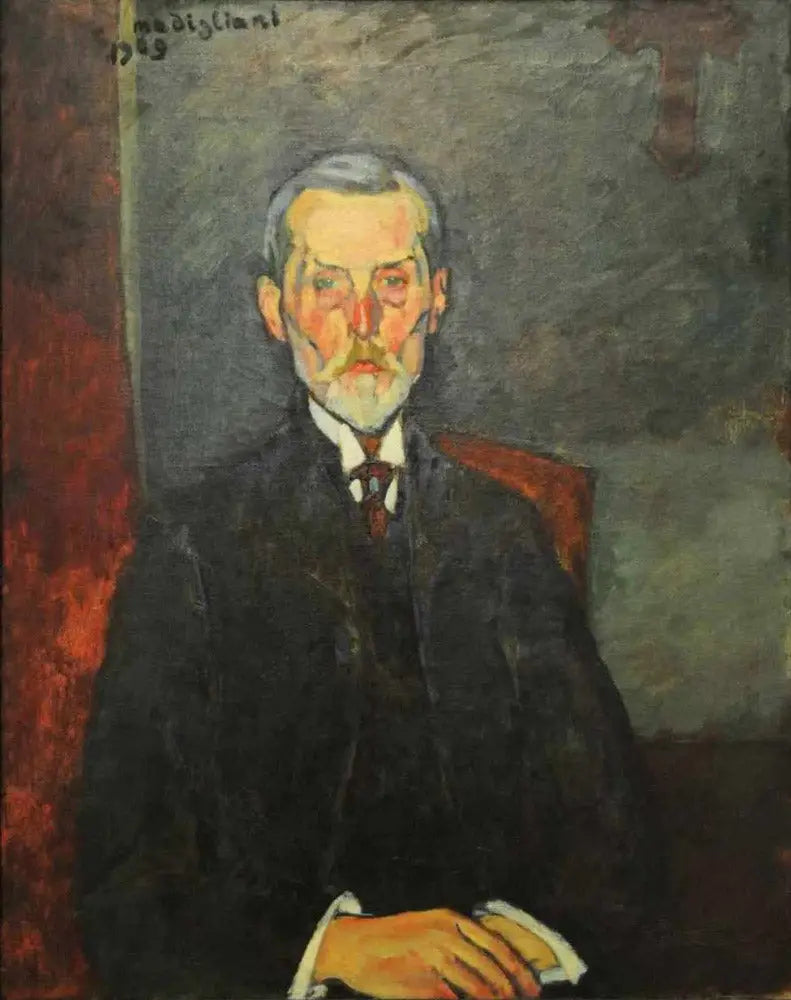 Jean-Baptiste Alexandre ved korset - Amedeo Modigliani