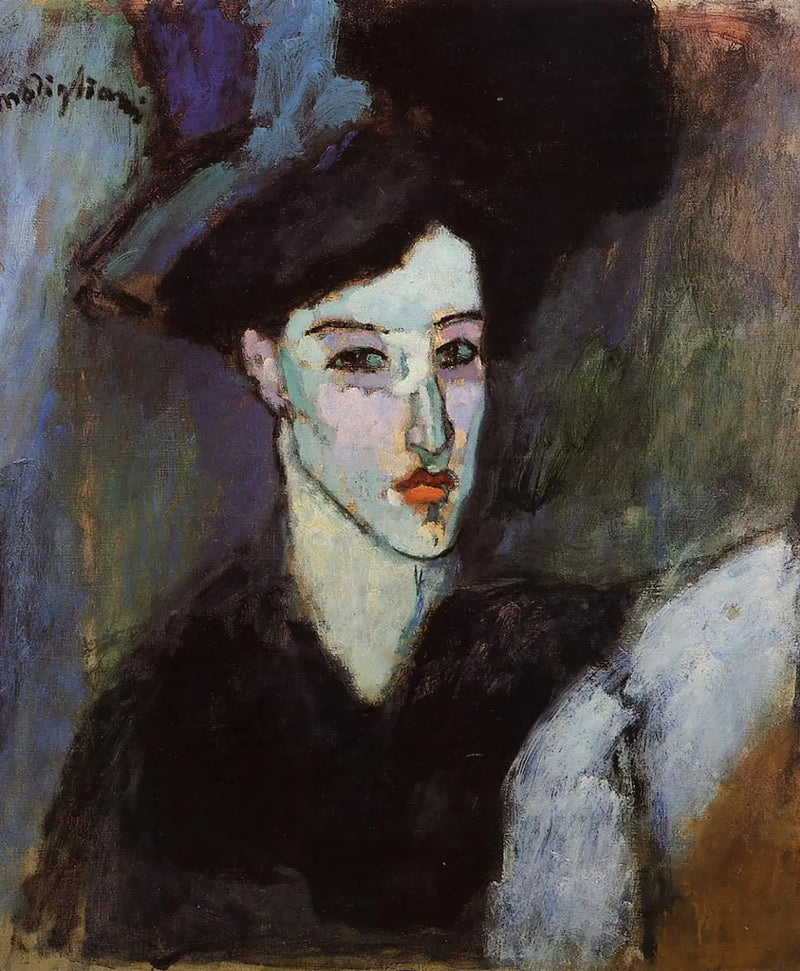 Den jødiske kvinnen - Amedeo Modigliani