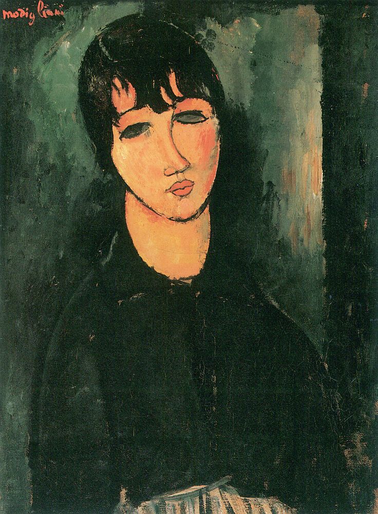 Reproduction du tableau « La Petite Servante - Amedeo Modigliani » par Alpha Reproduction en peinture à l’huile