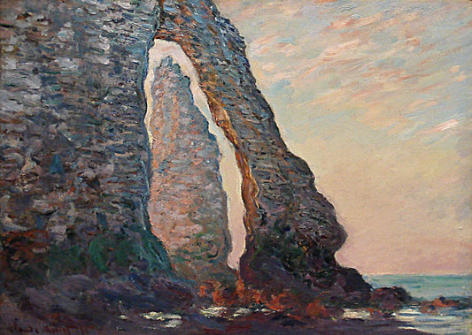 🖼️ L’Aiguille sett gjennom Porte d’Aval – Claude Monet (1885–1886)