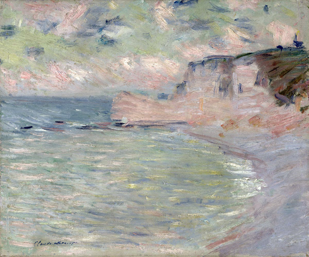 Reproduction du tableau « Falaise et Porte d'Amont, effet du matin - Claude Monet » par Alpha Reproduction en peinture à l’huile