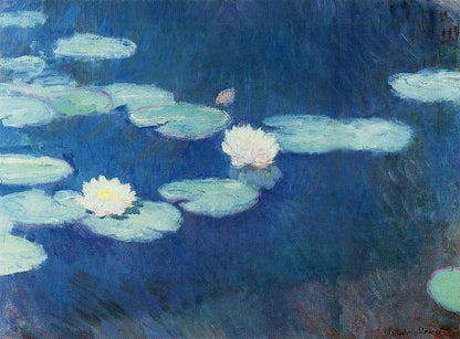 Nymfeas blå – Claude Monet (ca. 1906)
