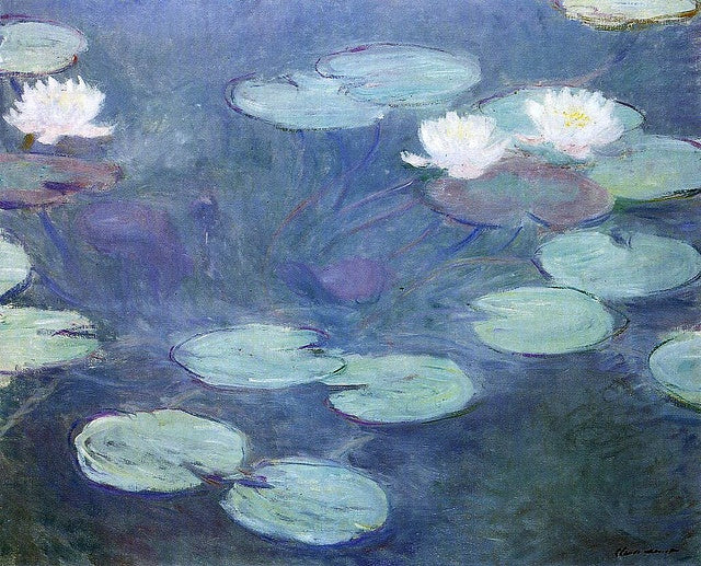 Lys vannliljer – Claude Monet (ca. 1907)