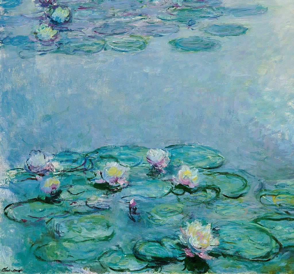 🌸 Nymfeas – Nærbilde av blomster, Claude Monet