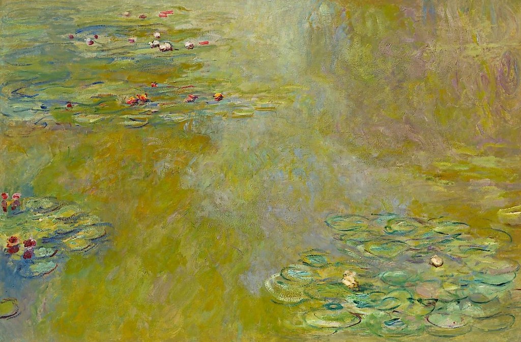 🌸 Nymphéas – Claude Monet (ca. 1918–1919)