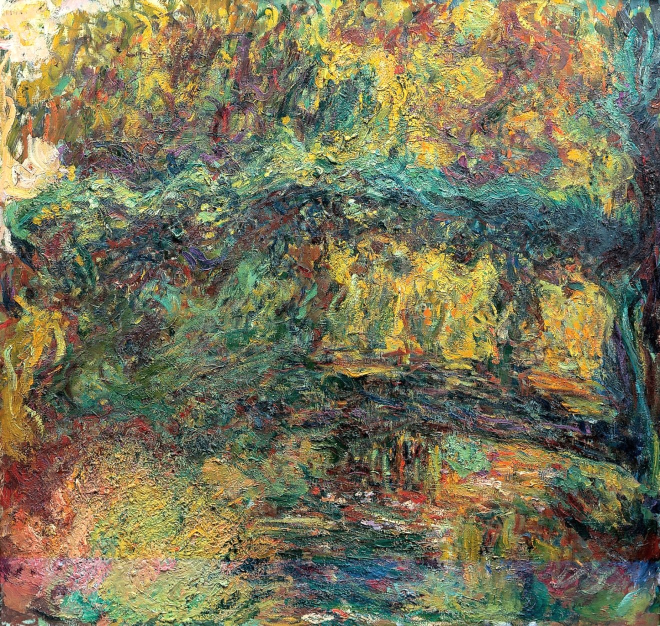 Den japanske broen – Claude Monet (ca. 1924)