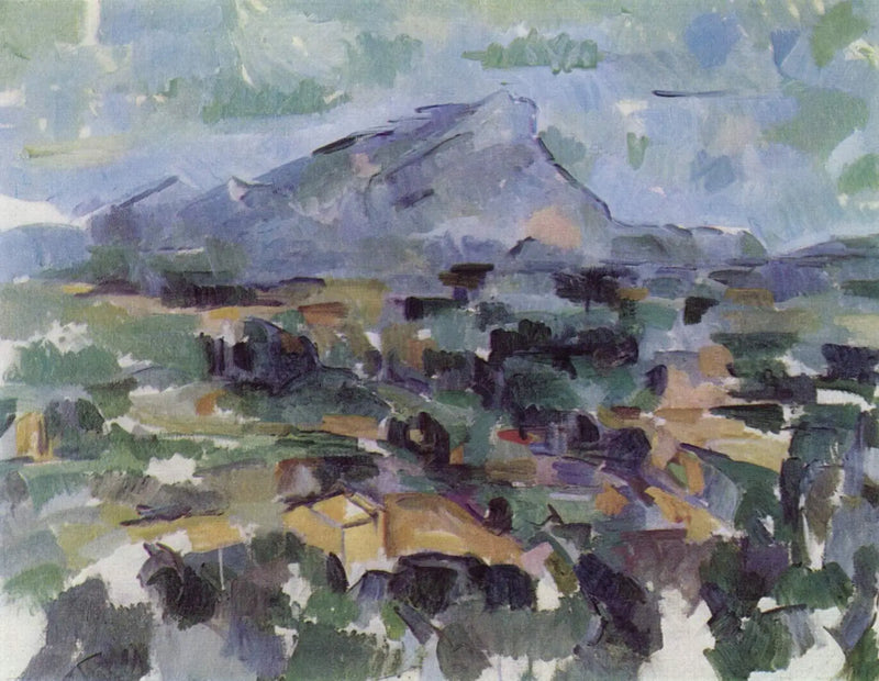 Fjellet Sainte-Victoire sett fra Lauves - Paul Cézanne