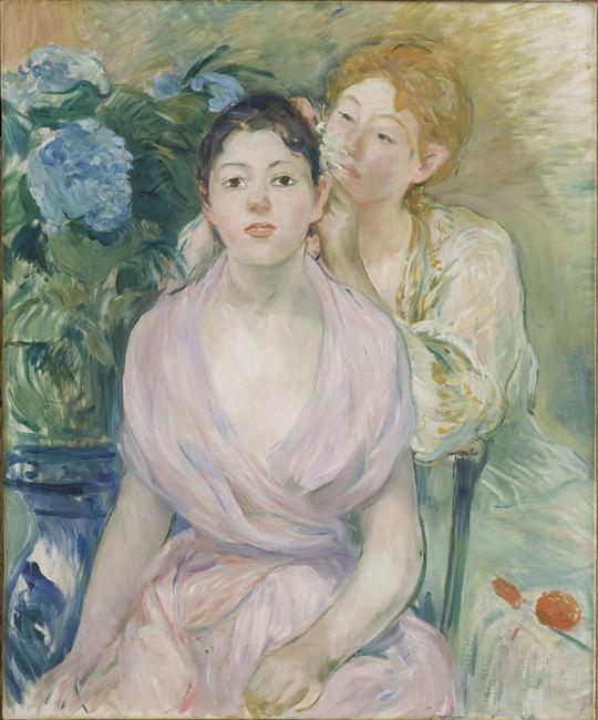 Reproduction du tableau « L'Hortensia - Berthe Morisot » par Alpha Reproduction en peinture à l’huile