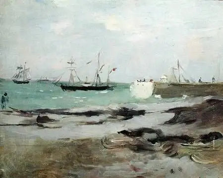 Havneinngangen - Berthe Morisot