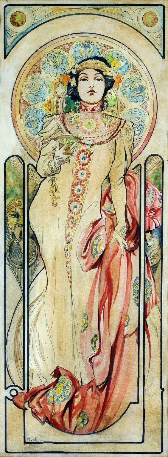 Plakatdesign for Champagne Moët et Chandon. - Alphonse Mucha