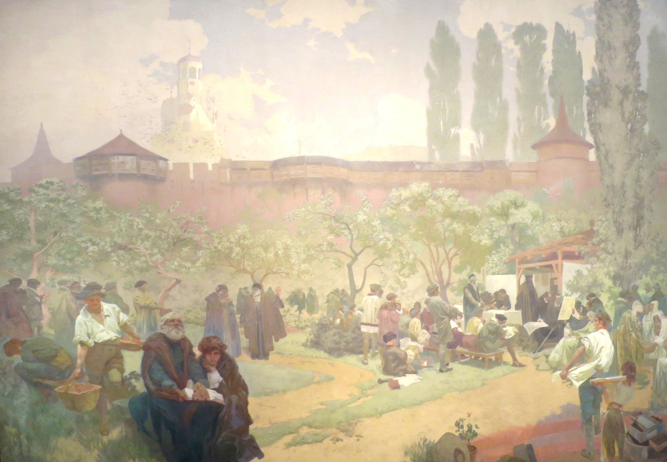 Brorskapsskolen i Ivančice - Alphonse Mucha