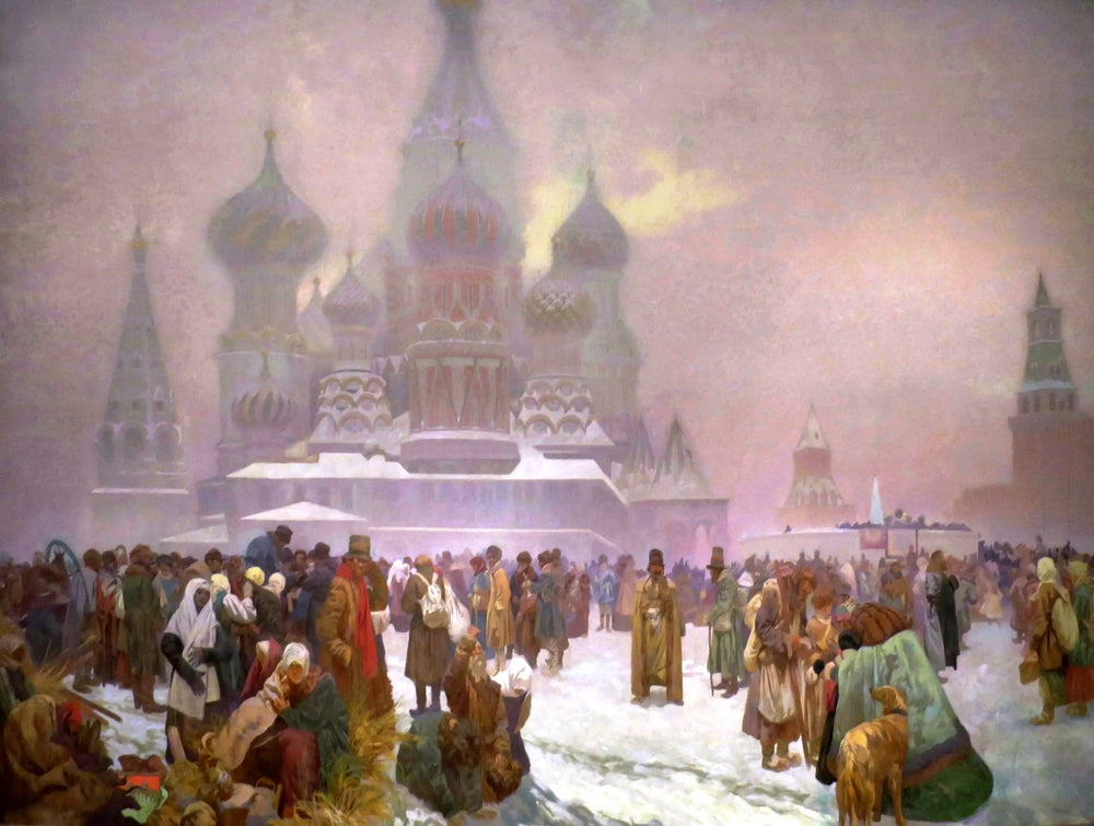 L’affranchissement des paysans russes - Alphonse Mucha - Alpha Reproduction