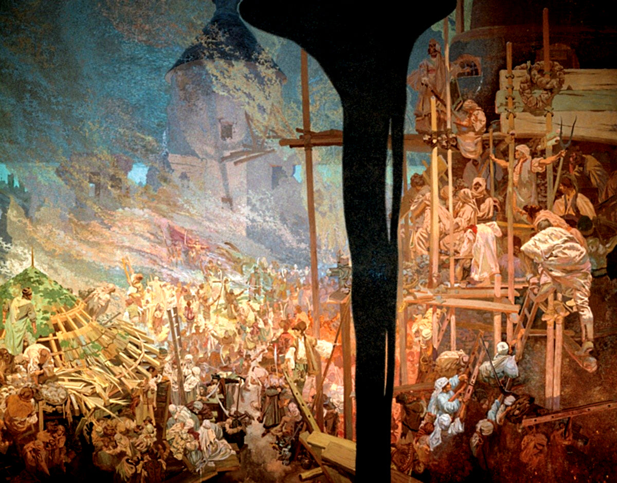 Szigetvár-forsvaret - Alphonse Mucha