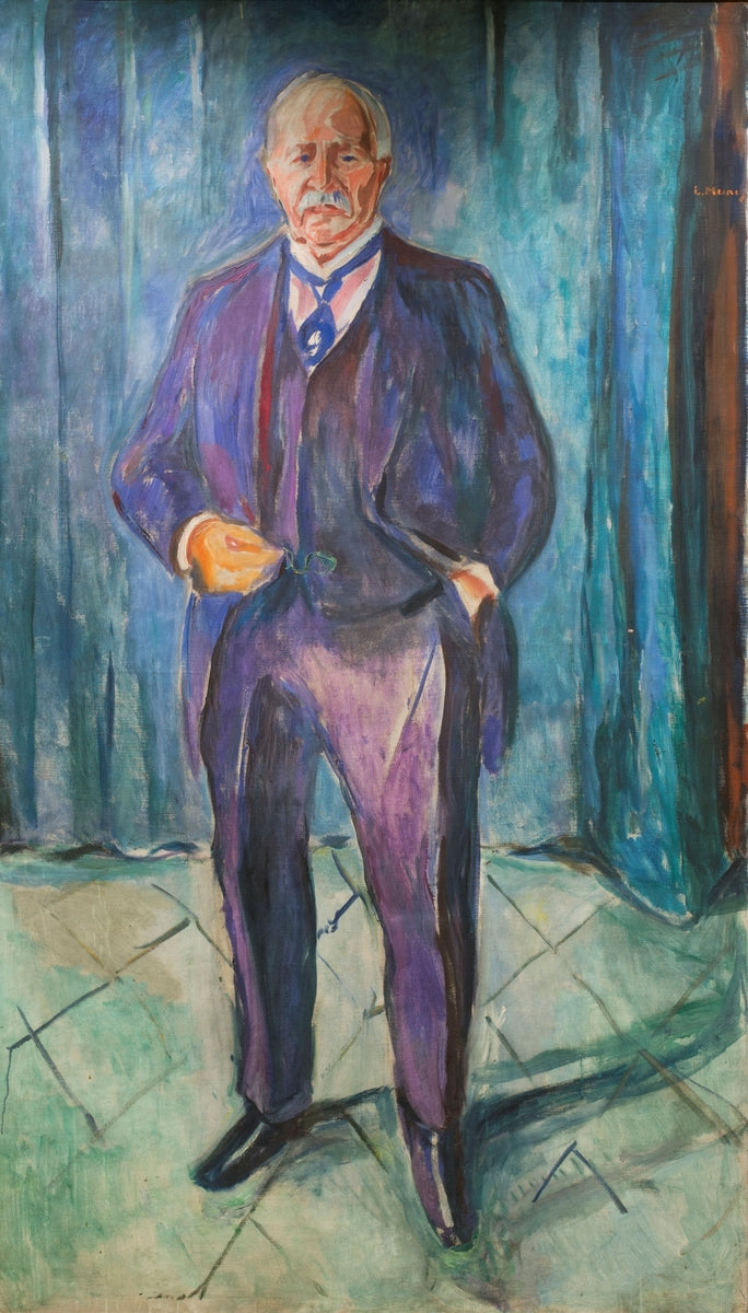Reproduction du tableau « Otto Blehr - Edvard Munch » par Alpha Reproduction en peinture à l’huile