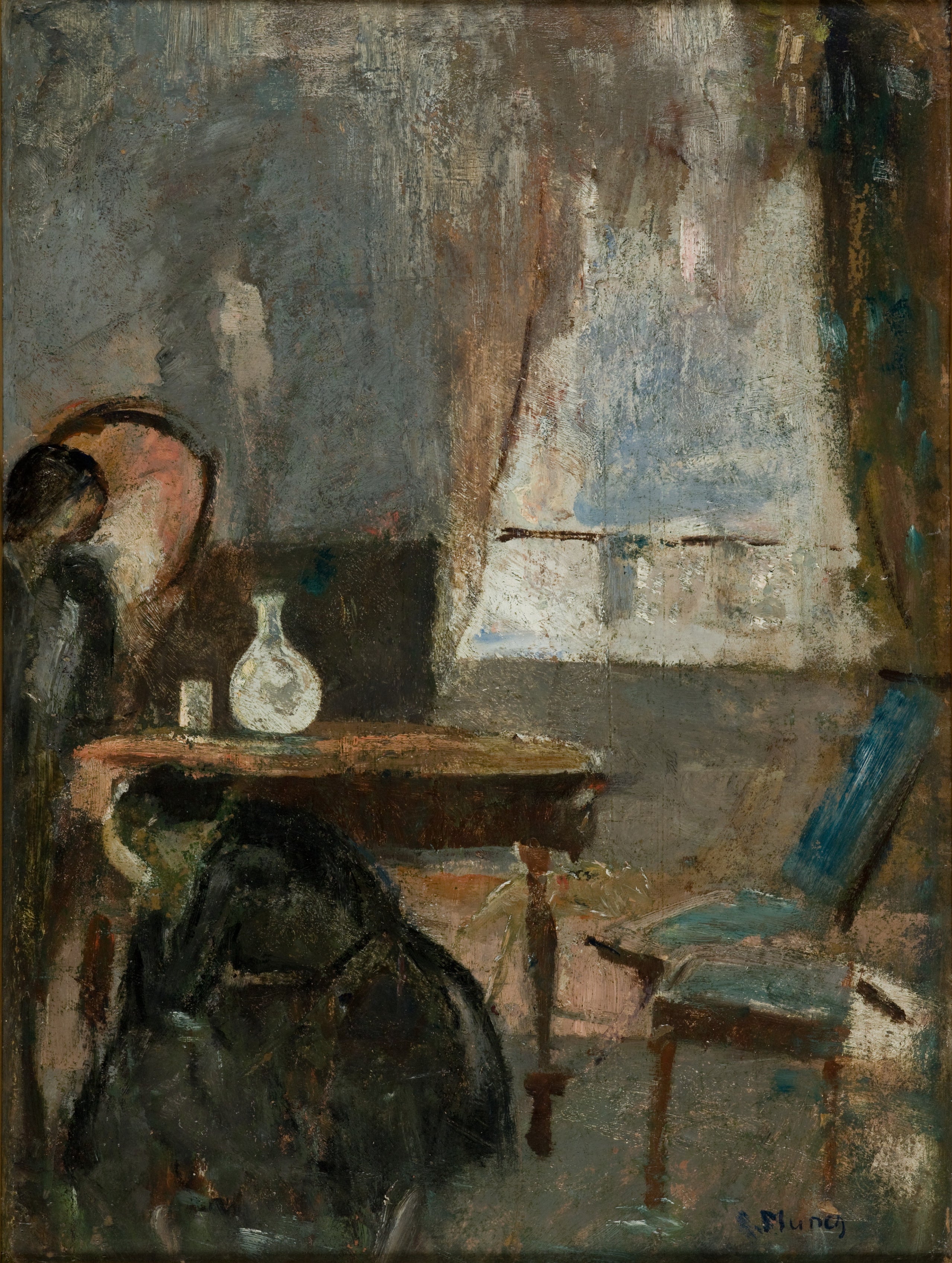 Reproduction du tableau « La Chambre du malade - Edvard Munch » par Alpha Reproduction en peinture à l’huile