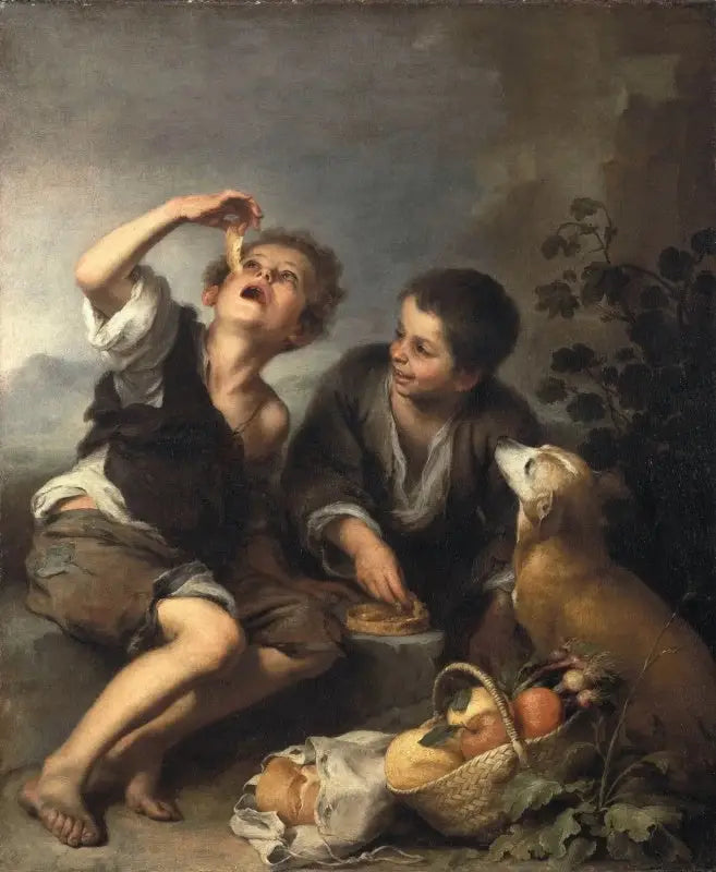 Barn som spiser kake - Bartolomé Esteban Murillo

Source:
Enfants mangeant un gâteau - Bartolomé Esteban Murillo