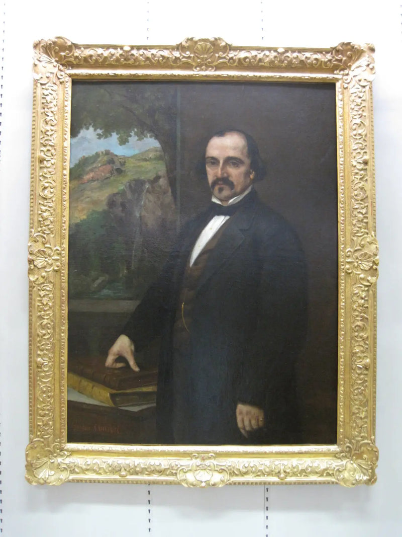 Portrett av Jean Paul Mazaroz - Gustave Courbet