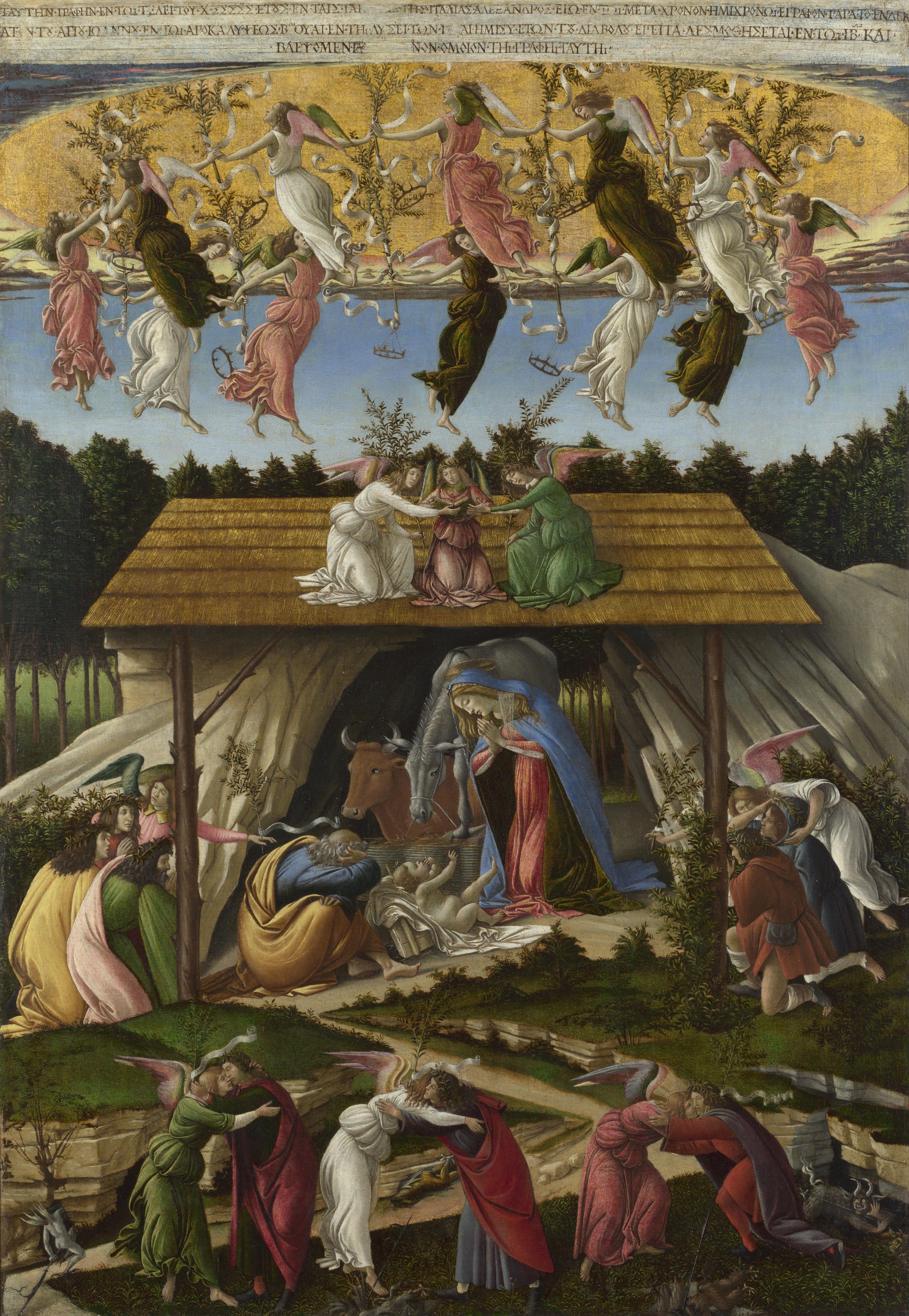 Den mystiske fødsel - Sandro Botticelli