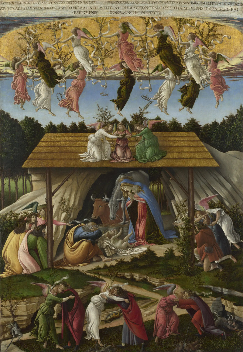 Den mystiske fødsel - Sandro Botticelli