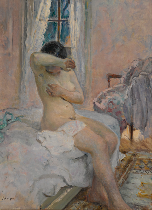 Nu assis sur le lit - Henri Lebasque