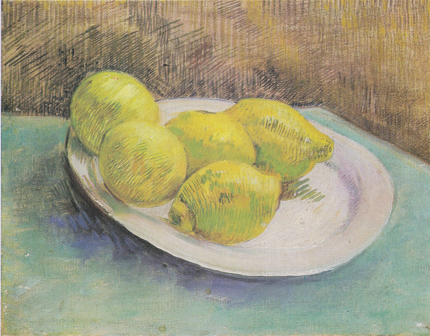 🍋 Stilleben med sitroner på en tallerken – Vincent van Gogh (1887)