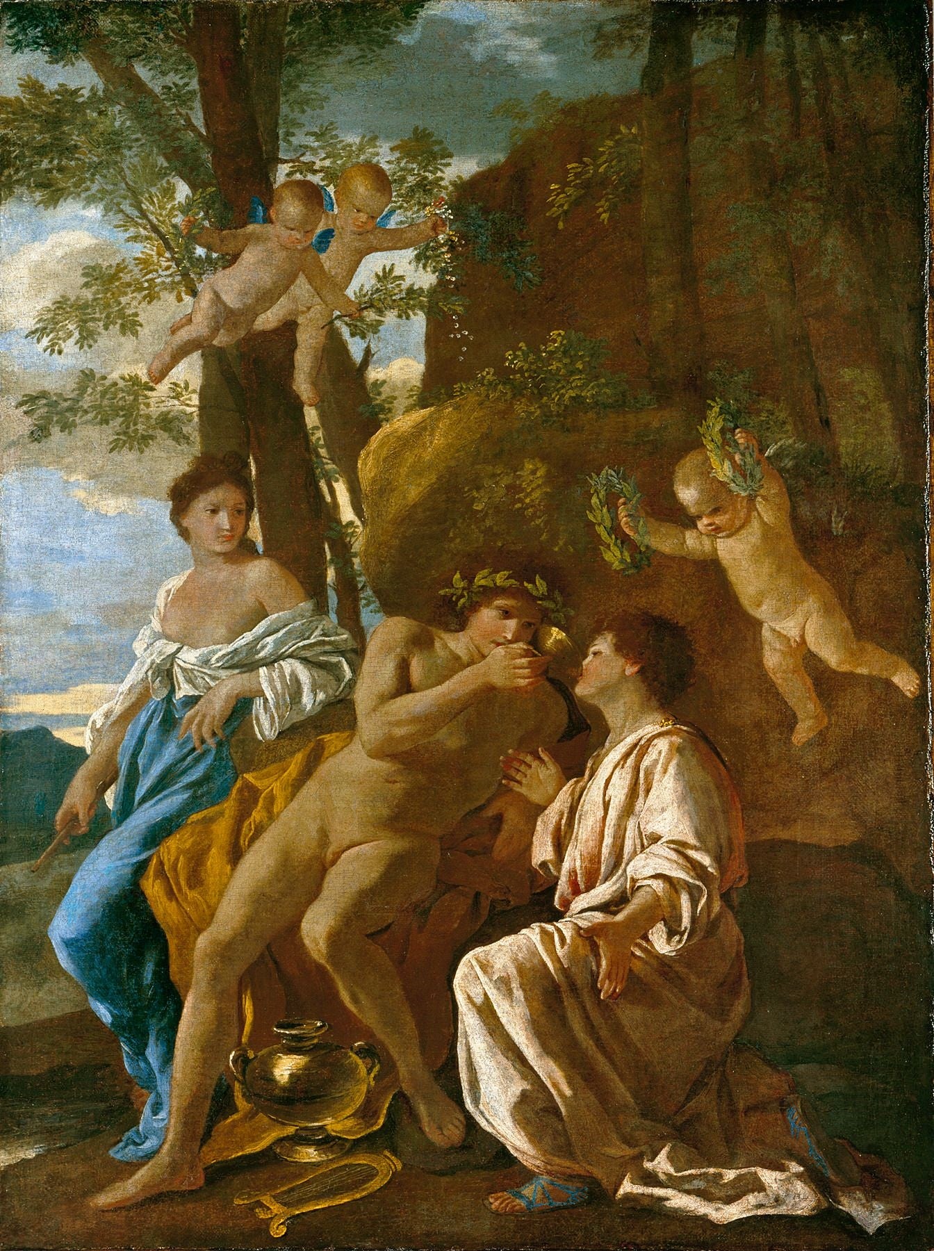 L'Inspiration du poète - Nicolas Poussin