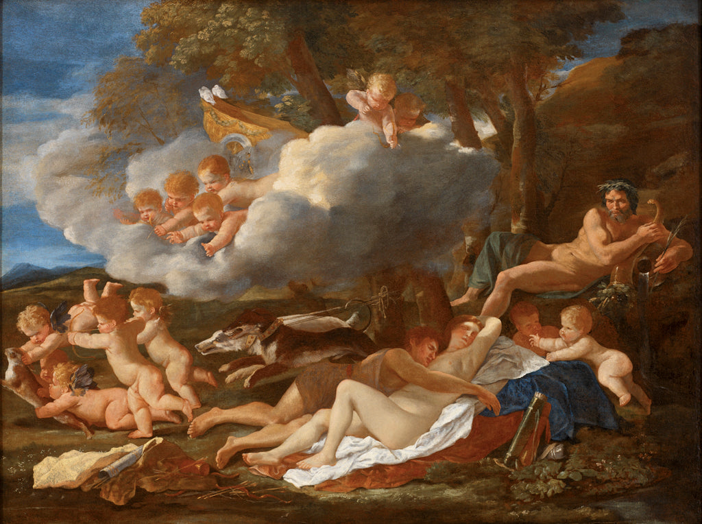 Vénus et Adonis - Nicolas Poussin