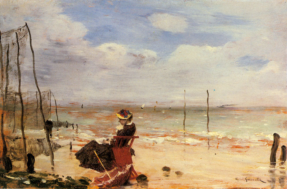 Femme sur la plage - Norbert Gœneutte - Alpha Reproduction